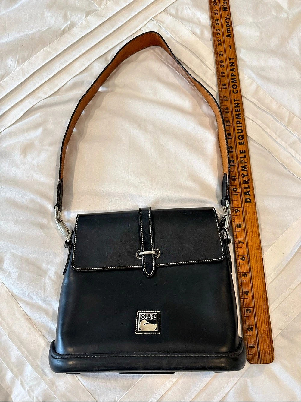 Dooney & Bourke Vintage All-Weather Leather Essex Flap Shoulder Bag